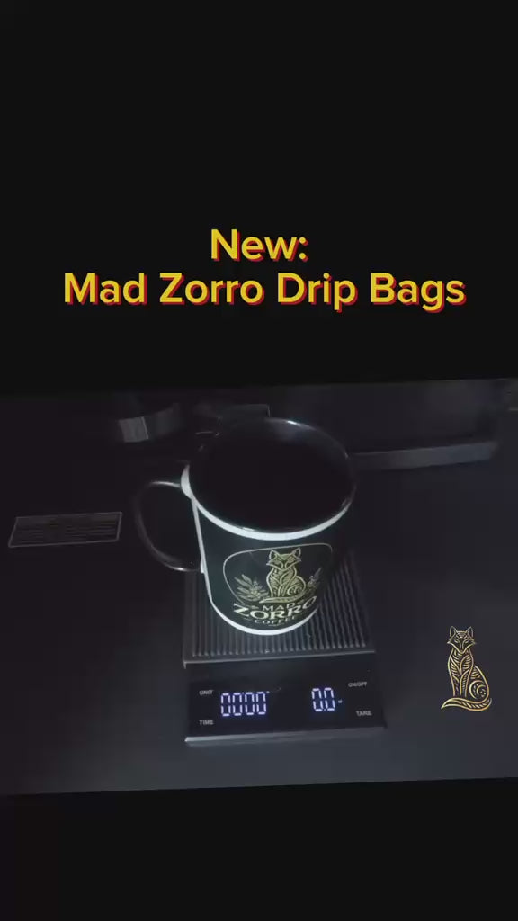Mad Zorro Coffee – Single Serve Drip Bag (Sachet)